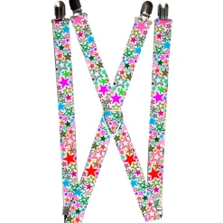 Suspenders - 1.0" - Stargazer White/Multi Color