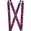 Suspenders - 1.0" - Stargazer Black/Pink