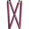 Suspenders - 1.0" - Stripe Transition Black/Pink
