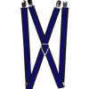 Suspenders - 1.0" - Stripe Black/Blue