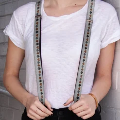 Suspenders - 1.0" - Suits Gray Stone
