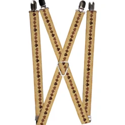 Suspenders - 1.0" - Suits Tan Stone