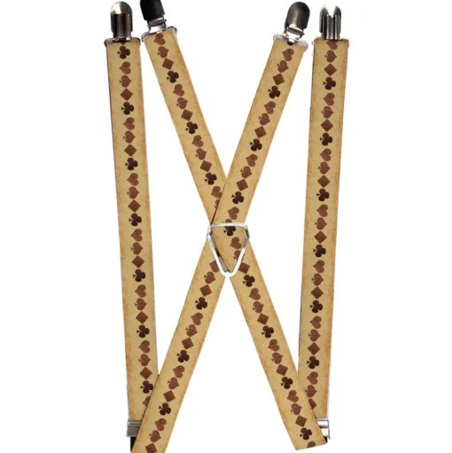 Suspenders - 1.0" - Suits Tan Stone