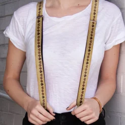 Suspenders - 1.0" - Suits Tan Stone