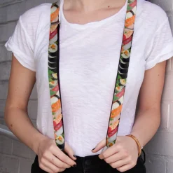 Suspenders - 1.0" - Sushi Vivid