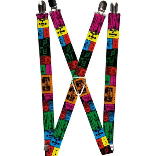 Suspenders - 1.0" - Tapes Multi Neon