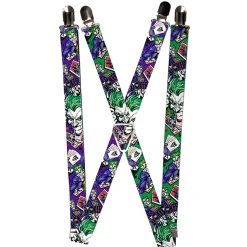 Suspenders - 1.0" - THE JOKER Playing Cards Poses