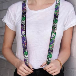 Suspenders - 1.0" - THE JOKER Playing Cards Poses