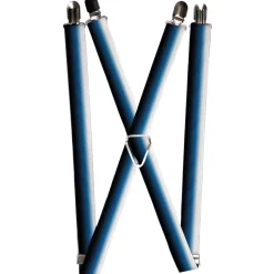 Suspenders - 1.0" - Transitioning Dots White/Blue/Black
