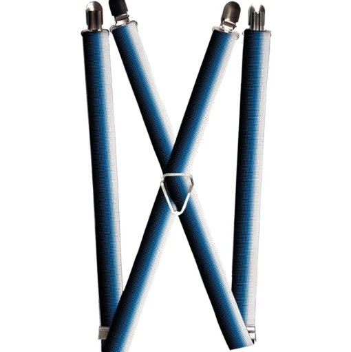 Suspenders - 1.0" - Transitioning Dots White/Blue/Black