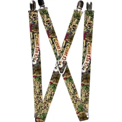 Suspenders - 1.0" - Trust No One Tan