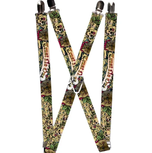 Suspenders - 1.0" - Trust No One Tan