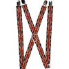 Suspenders - 1.0" - United Kingdom Flags Distressed Painting