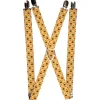 Suspenders - 1.0" - Wire Grid Black/Blue