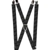Suspenders - 1.0" - Zebra Head Black/Gray
