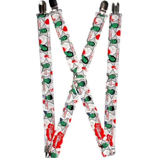 Suspenders - 1.0" - Zombie CHOMP!