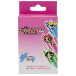 The Powerpuff Girls Mystery Enamel Pin Blind Box Series, Blossom, Bubbles, Buttercup, Professor Utonium, Mojo Jojo, or Mayor of Townsville
