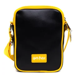 The Wizarding World of Harry Potter Bag, Cross Body, Harry Potter Hogwarts School Hufflepuff Uniform Embroidered, Vegan Leather