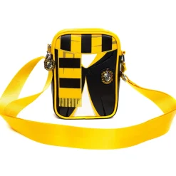 The Wizarding World of Harry Potter Bag, Cross Body, Harry Potter Hogwarts School Hufflepuff Uniform Embroidered, Vegan Leather