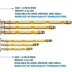 Toy Story Jessie Cowboy Buckle Logo Browns Seatbelt Buckle Collar - Toy Story Jessie Bounding Cowboy Buckle Lasso Stripe Yellow/Red/Brown