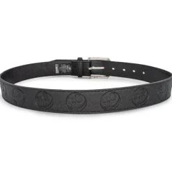 Vegan Leather Belt - Nightmare Before Christmas Jack Expression Embossed