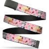 Web Belt Blank Black Buckle - Fruits Basket Kyo and Yuki Easter Themed Animage Poster Pose Pink Webbing
