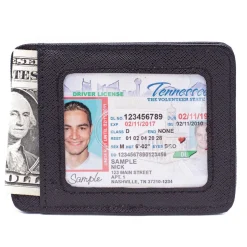 Weekend Wallet - CHALLENGER Emblem Script Black Silver White