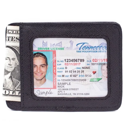 Weekend Wallet - CHALLENGER Emblem Script Black Silver White