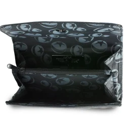 Women's Fold Over Wallet Rectangle - Pixar Luxo Jr Lamp Silver Enamel