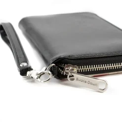 Women's PU Zip Around Wallet Rectangle - THE POLAR EXPRESS Hot Chocolate Waiter Yellows Blues Red