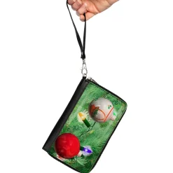 Women's PU Zip Around Wallet Rectangle - Decorated Tree