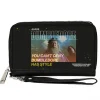 Women's PU Zip Around Wallet Rectangle - Harry Potter YOU CANT DENY DUMBLEDORE HAS STYLE with Snape Pose