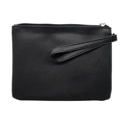 Women's Wallet Single Pocket Wristlet - Friends Television Show Icons Collage Black Multi Color