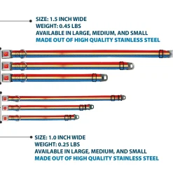 Wonder Woman Logo Full Color Red Seatbelt Buckle Collar - Wonder Woman Stripe/Stars Red/Gold/Blue/White